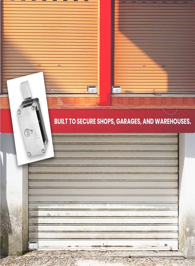 لينك قفل مصراع عالمي من نوع Link NXT، قفل ثقيل للمصراع/الباب الرئيسي مع 3 مفاتيح (75 × 155 مم) - Image 5